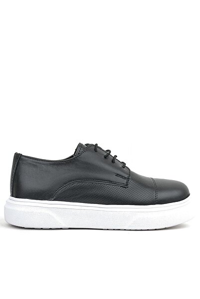 Rakerplus Pantofi clasici pentru copii cu talpă înaltă neagră