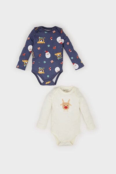 DeFacto Long sleeve snap bodysuit