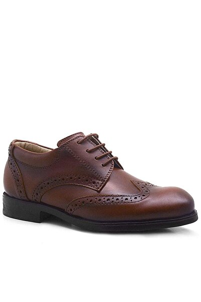 Rakerplus Titan Genuine Leather Tan Classic Boys' Shoes
