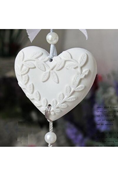 morlalem m Yaprak Sarmaşık Dekorlu 6,5cm Kalp Silikon Kalıp K-305, Polyester ...