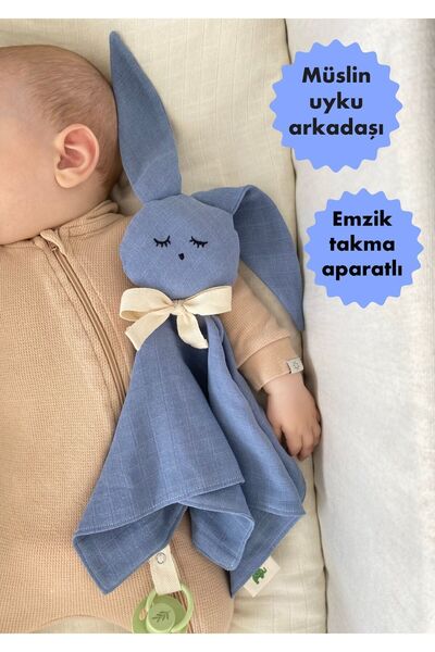 Hubb Müslin uyku arkadaşı koyu mavi