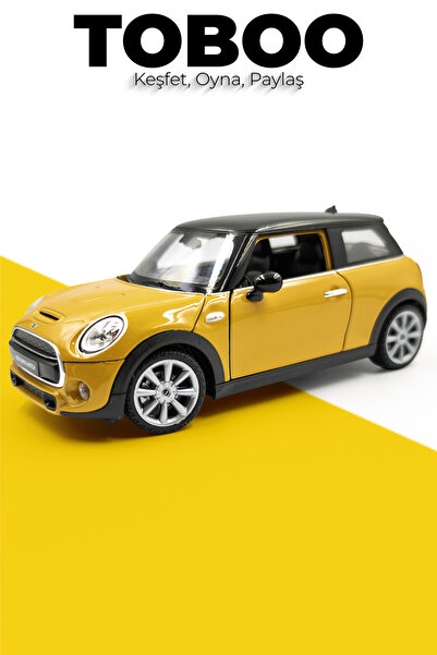 shop New MINI Hatch 1:24 Welly Diecast Metal Model Araba 16cm VolcanicOrange