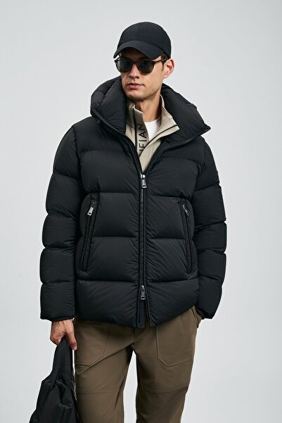 Lufian 112120250 Tommy Goose down Men's Coat Black