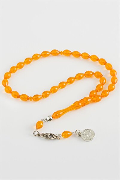 Okyanuss Accessories Drop Cut Plastic Prayer Beads 8*10 mm