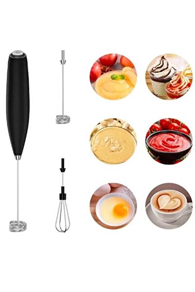 huitich خلاط فوبك اليدوي وصانع الرغوة - ستانلس ستيل وABS