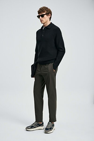 Lufian 112090170 Rufuz Kazak Men's Sweatshirt Black