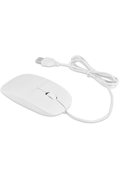 huitich PG Wired Optical Mouse White Color
