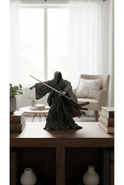 GÜRCÜ 3D Nazgul Figürü Yüzüklerin Efendisi Witch King Nazgül Lord Of The Rings 9'lar 12 Cm