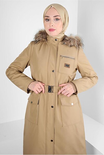 Alvina KAPÜŞONU KÜRKLÜ PARKA 90370