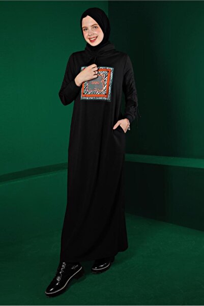 Alvina Φόρεμα αθλητικής φόρμας - Λεπτομέρεια εκτύπωσης και κορδόνια 43363