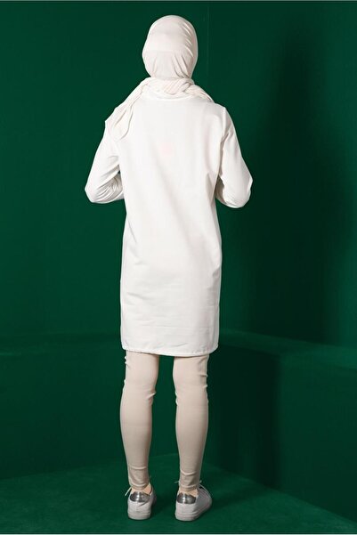 Alvina 43309 Model Ribbed Lace-Up Tracksuit Tunik