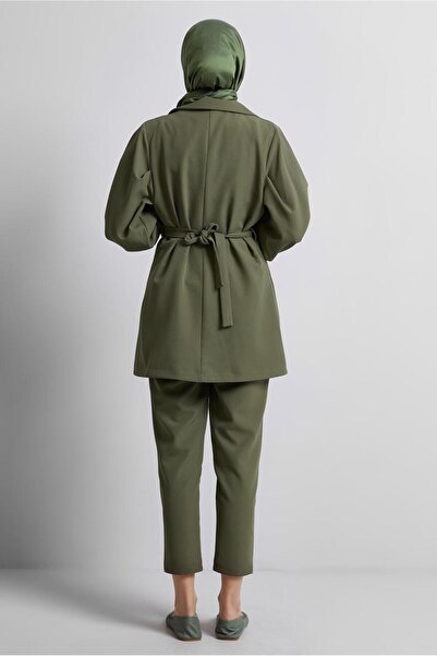 TRENDTESETTÜR Women's Rights Belted Trousers Suit t 5816