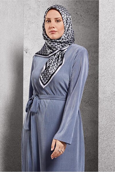 Alvina ألفينا وشاح حريري منقوش 51342
