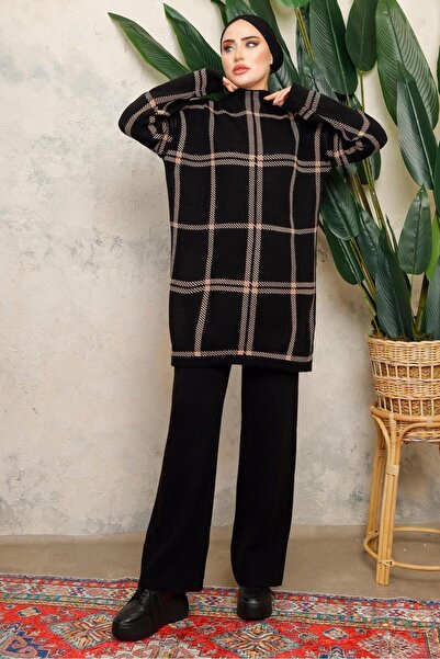 TRENDTESETTÜR ΓΥΝΑΙΚΕΙΟ ΜΑΥΡΟ ΠΑΝΤΕΛΟΝΙ ΚΑΙ ΠΛΕΚΤΟ ΣΕΤ T 5308