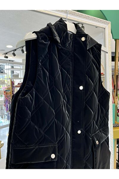 MERAM BUTİK Nurgün Inflatable Vest - Black - 42