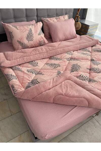 Eyüpoğlu Double Luxury Double-Sided Welsoft Pufidik Silicone Quilt 195X215 + 2 Pillowcases