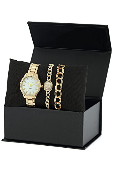 Forentina Saat Zirkon Taşlı Bileklik Kombin PS1353