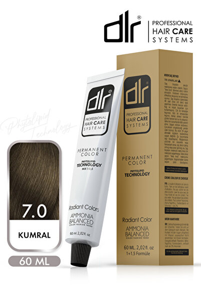 DLR Color Saç Boyası 60ml 7.0 Kumral - Profesyonel Kuaför Kalitesinde Renk Ve...