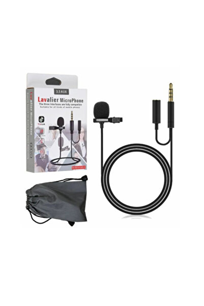 Genel Markalar ZR255 Jh043A Jack Kulaklık Girişli Kablolu Mikrofon