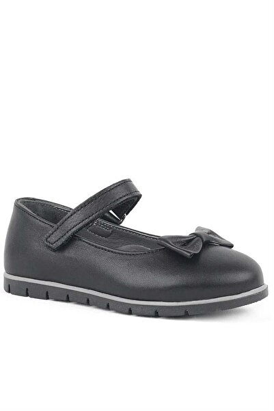 Rakerplus Balerini negri din piele naturală pentru fete