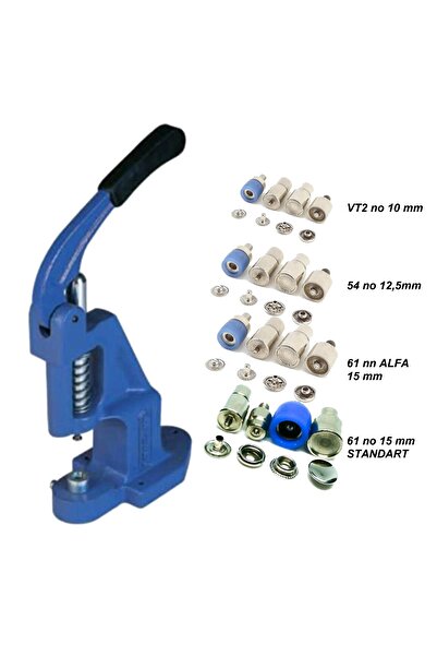 srtfootcare Tulumba Pres ve 4 Farklı Model Çıtçıt, Kalıbı Deri El Aleti