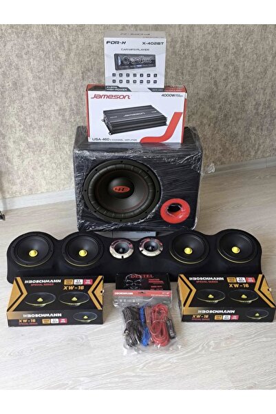 patili tasarım Oto Ses Sistem Paketi Full Eksiksiz