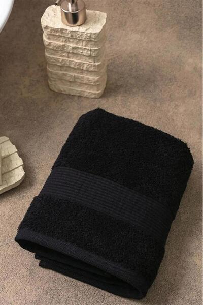 Miabella Home Soft 100% Cotton Hand Face Towel, Black Sports Towel Quick Dry 50X90 cm