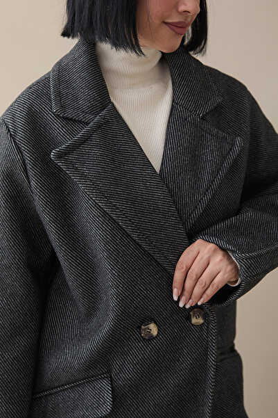 InStyle Рукав Аполет Деталь Каше Кабана - Антрацит