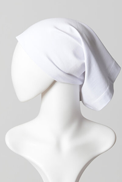 ipekistanbul Boneta cu tub drept lungime lungă - albă