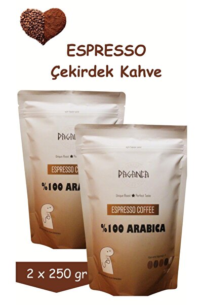 Paganca 500 جرام قهوة اسبريسو مطحونة 100% أرابيكا إثيوبيا سيدامو