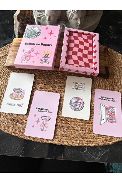 Paganca بطاقات التعبير/التأكيد على الفضيلة والنجاح - 32 بطاقة