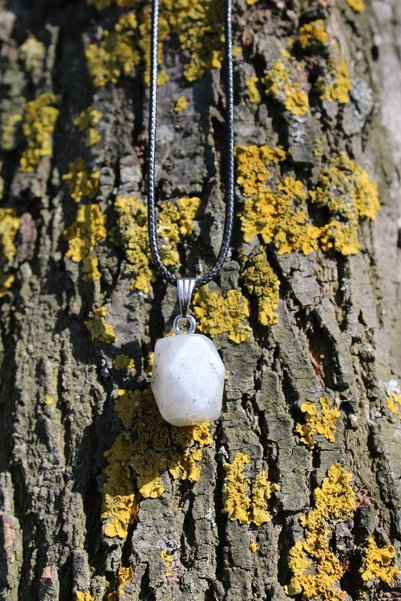 Paganca Labradorite White Light Natural Stone Necklace