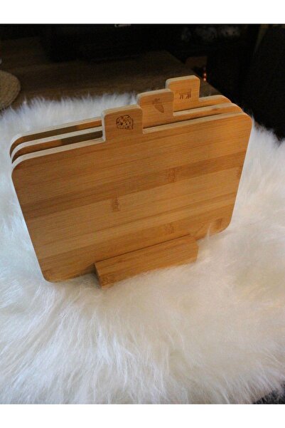 Paganca 3lü Stantlı Bambu Kesme Tahtası