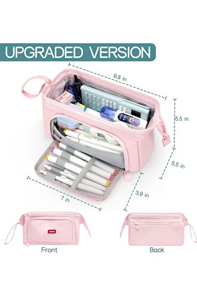 fulina Large Capacity Pencil Case Big Pencil Pouch Special Aesthetic School Pen Bag for Girls Teen nurse Ad