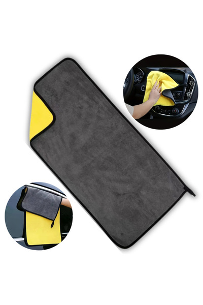 PRIMEDEO Professional High Quality Microfiber Car Cloth, 90x60cm, Perfect Car Polishing