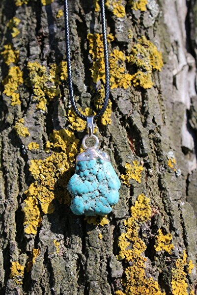 Paganca الفيروز القدرة الروحية الطاقة الطبيعية قلادة وثنية