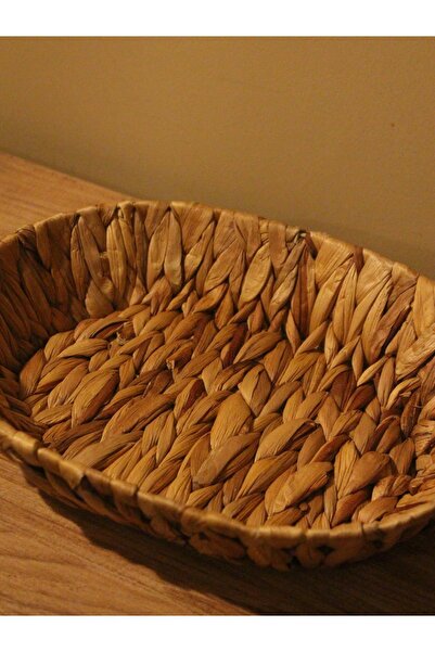 Paganca Wicker Water Hyacinth Bread Basket Oval