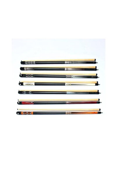 YALLA HomeGym 2-Pieces Billiard Pool Cue Stick - 57" 13mm Tip (17-19oz) Canadian Maple Wood Shaft (Pack of 1)