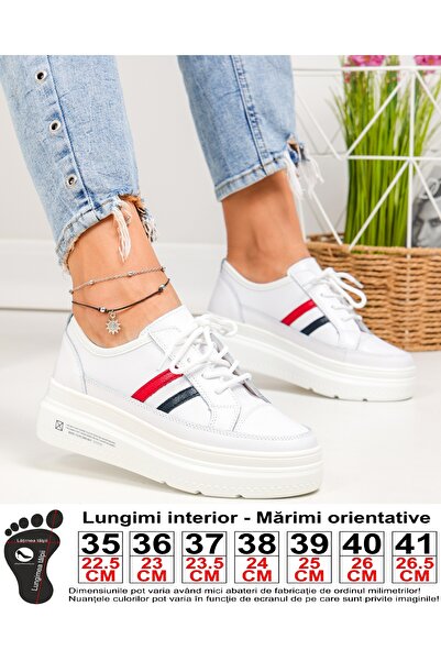 starlike Casual shoes in natural leather, white, AW90