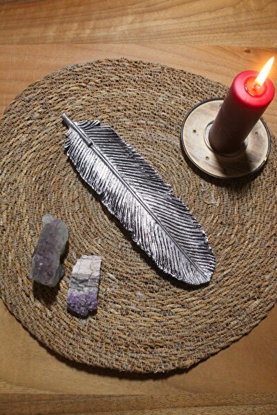 Paganca Yaprak Özel Tasarım Çubuk Tütsülük Gri