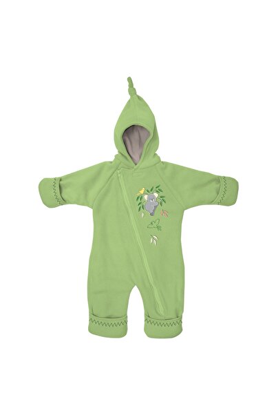 iplay Ürün Boyu: 55cm, 0-3 Ay, Tek Beden, Koala Çift Katlı Eco Polar Kapüşonlu Bebek Astronot Tulum