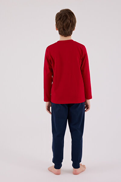 U.S. Polo Assn. U.S. Polo Children's Red Long Sleeve Double Tracksuit Set Vr.U22.S3.3.Ç01