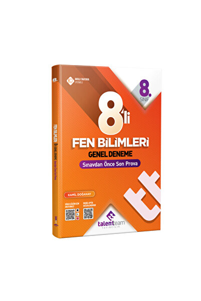 TALENTEAM YAYINCILIK TALENTTEAM 8. SINIF FEN BİLİMLERİ 8'Lİ GENEL DENEME (GÜN...