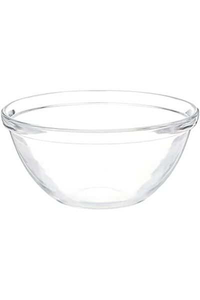 NADİR Nadir Glass Mixing Salad Bowl , 2 Liters (NAR017), Transparent