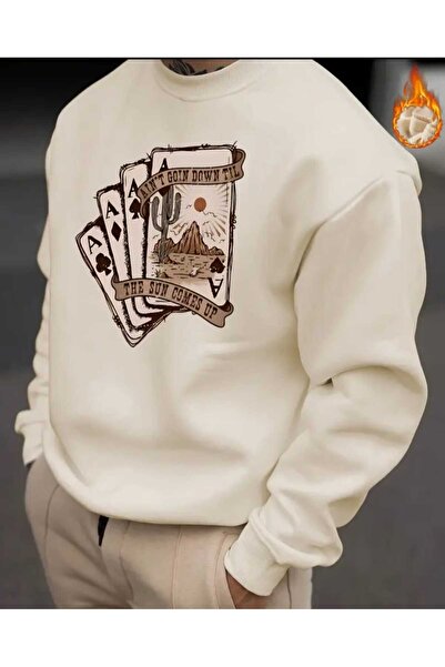 ORVIO Group سترة رياضية بنمط بطاقات اللعب