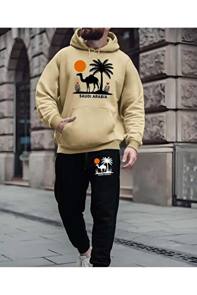 ORVIO Group Men's Tracksuit Set with the Theme of'Saudi Arabia'