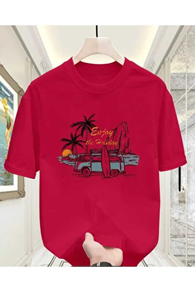 ORVIO Group Men's Printed Cotton T-Shirt
