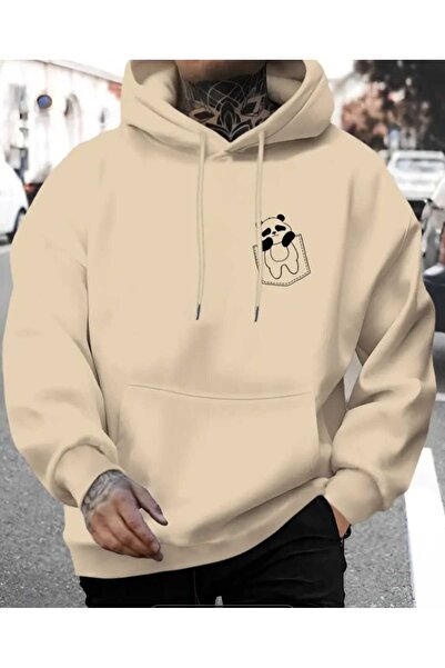 ORVIO Group Simple Design Luxury Hoodie - Panda
