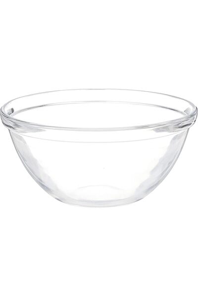 NADİR Nadir Glass Mixing Salad Bowl , 2 Liters (NAR017), Transparent
