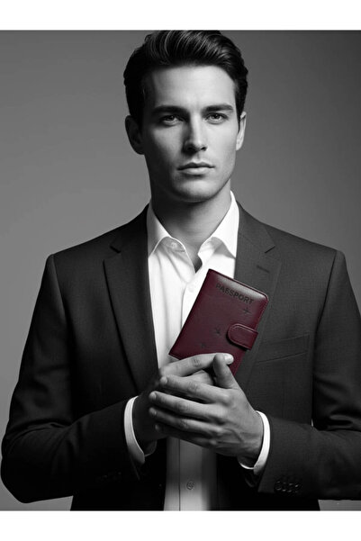 yedideri Genuine Leather Passport Cover